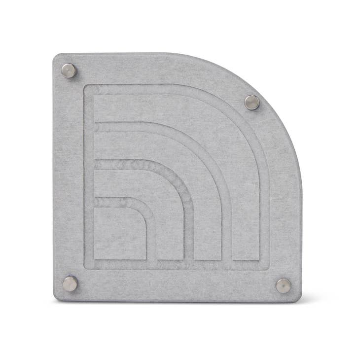 Core Home - Wholesale Bath Caddy - Corner Diatomite Sink Caddy - Hail