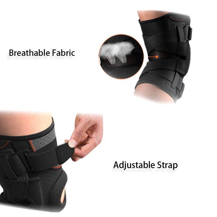 VIGOR - Wholesale Body Brace/Support - Neoprene Strong Support Sports Hinged Knee Pads Knee Brace(114