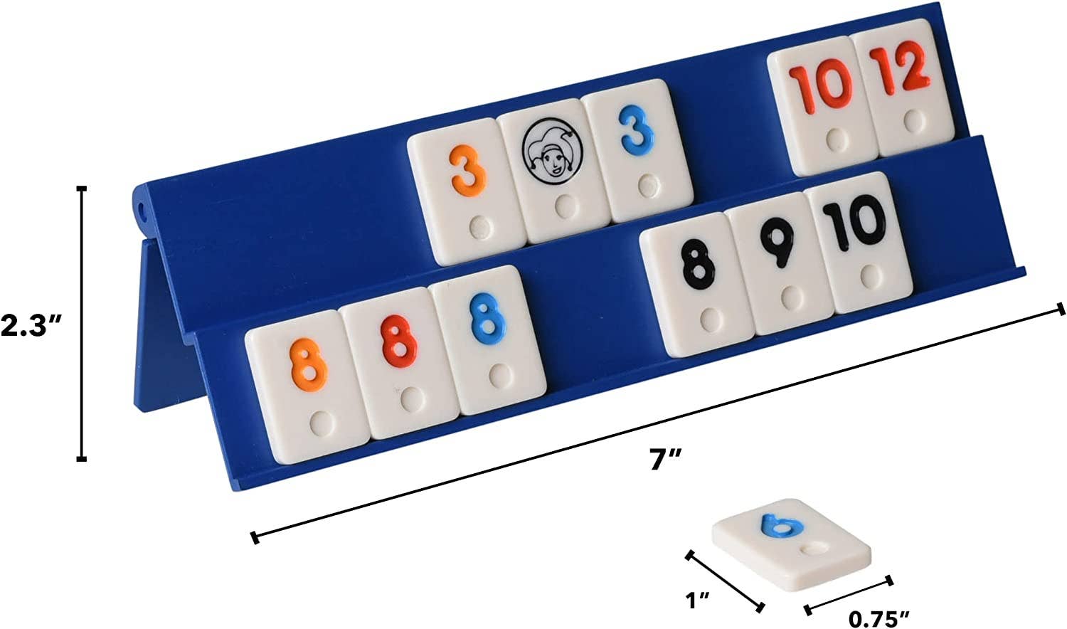 The Toy Group - Wholesale Board Game - Point Games: Mini Travel Rummy Game Set with 106 Tiles1