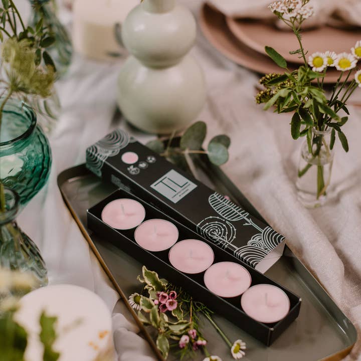 TLCandlesLatvia - Wholesale Tea Light Candles - Soy wax tealight candles with Rose – Honey scent