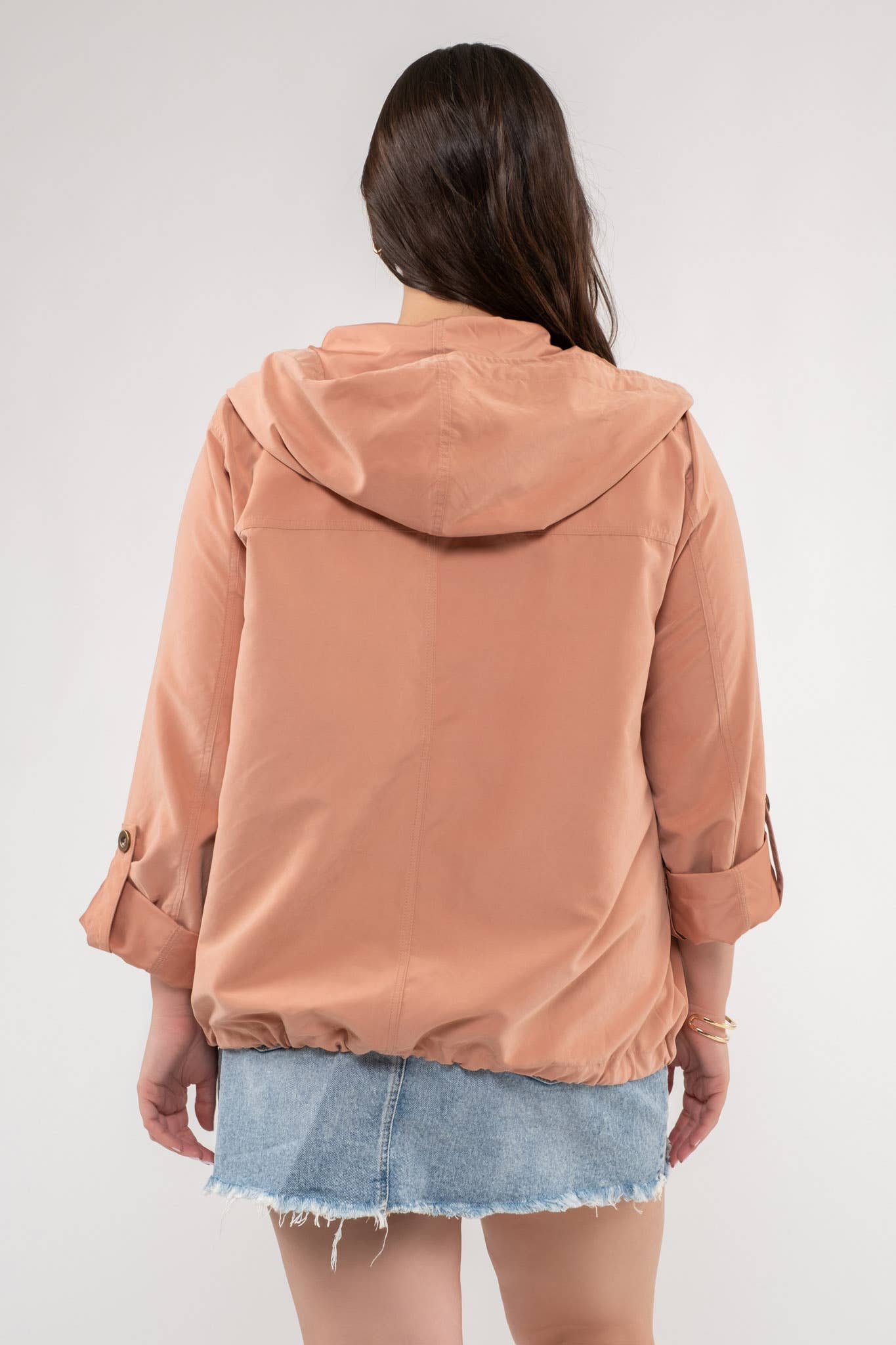 Blu Pepper - Vente Veste – femme - VESTE À CAPUCHE ZIPPÉE À BOUTON-PRESSION PLUS5