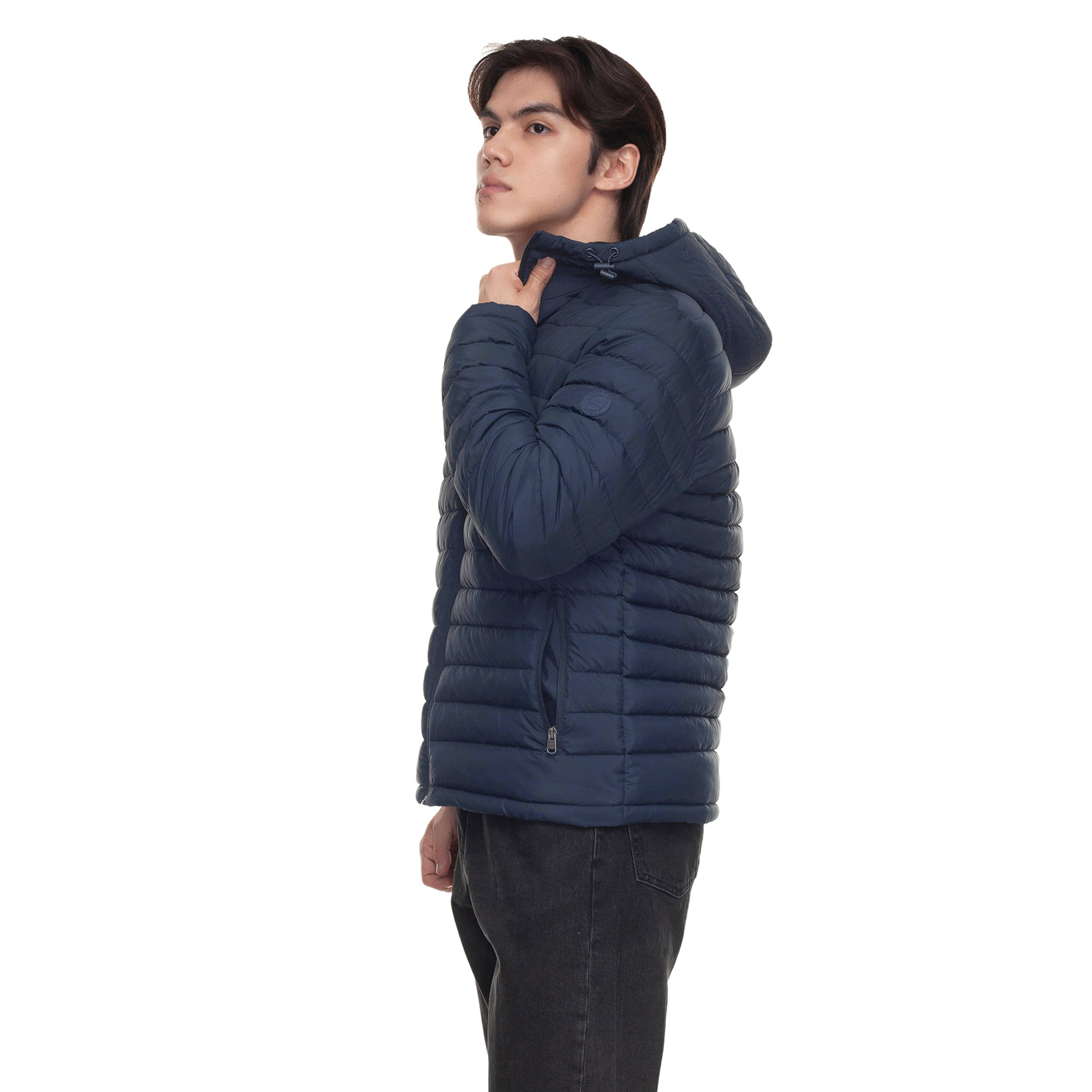 Rokka & Rolla - Wholesale Puffer Jacket - Men's - Men's Midweight Puffer Jacket Hooded Coat16