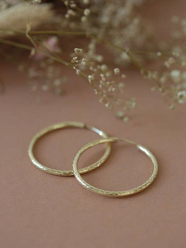 Pikfine eGbR - Wholesale Hoop Earrings - Faceted Creole "Line"