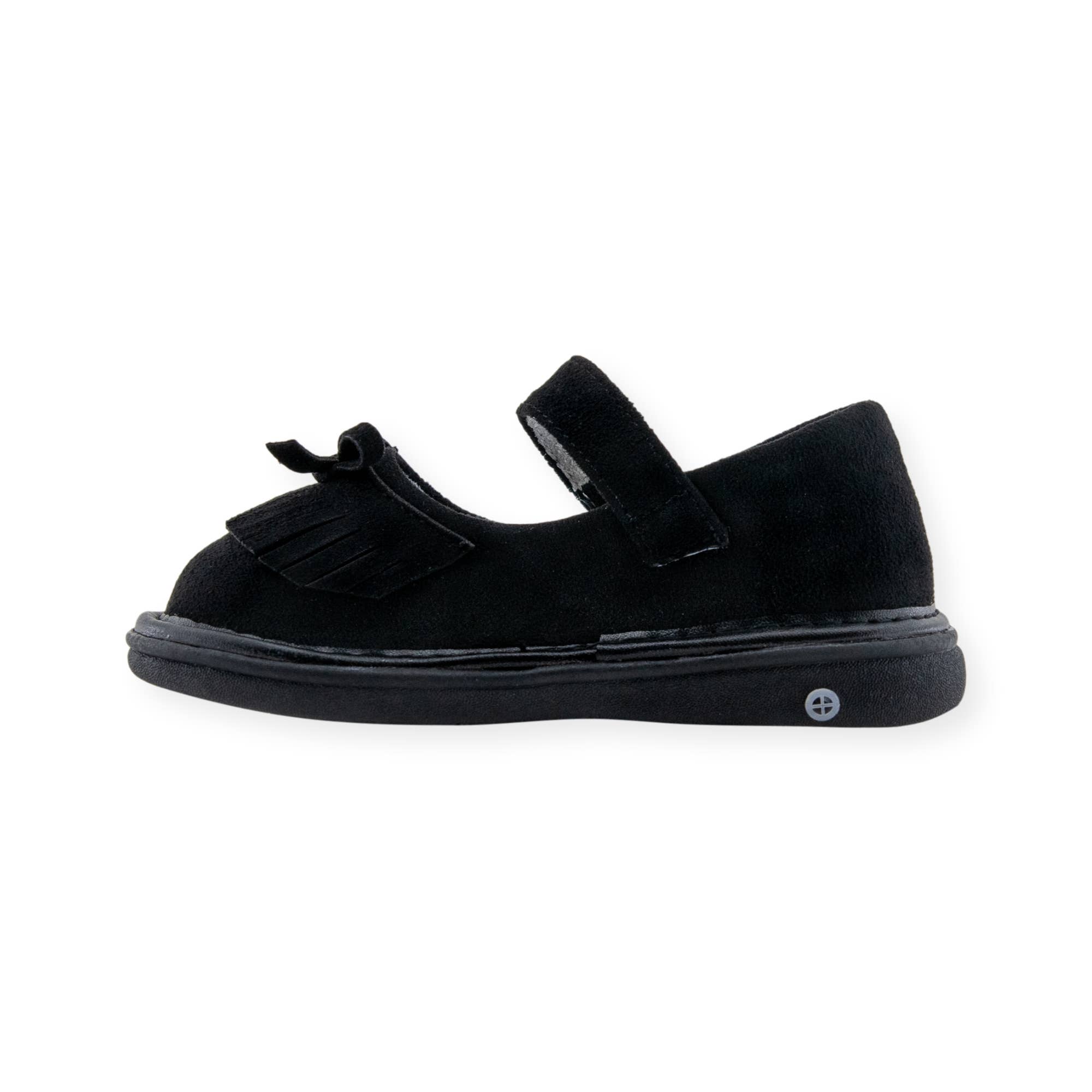 Wee Squeak Shoes - Wholesale Flats/Loafers - Kids - Moccasin Black Shoe1