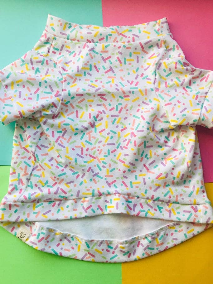 Sprinkles Dog Shirt for wholesale by Fox Named Todd