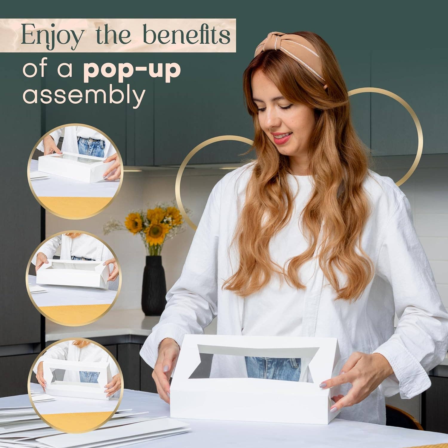 MT Products - Wholesale Food Storage Container - MT Products White Cookie Boxes/Bakery Boxes2