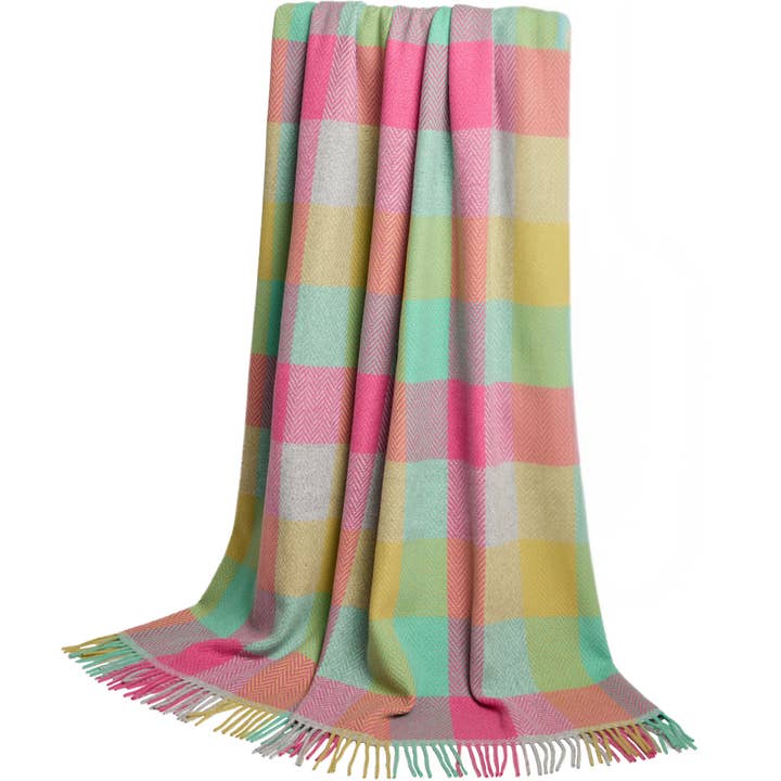 Foxford Skellig Cashmere en Lamswol Deken voor wholesale door FOXFORD