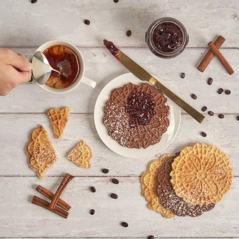 Di Bruno Bros. - Wholesale Cookie - Vanilla & Chocolate Pizzelles1