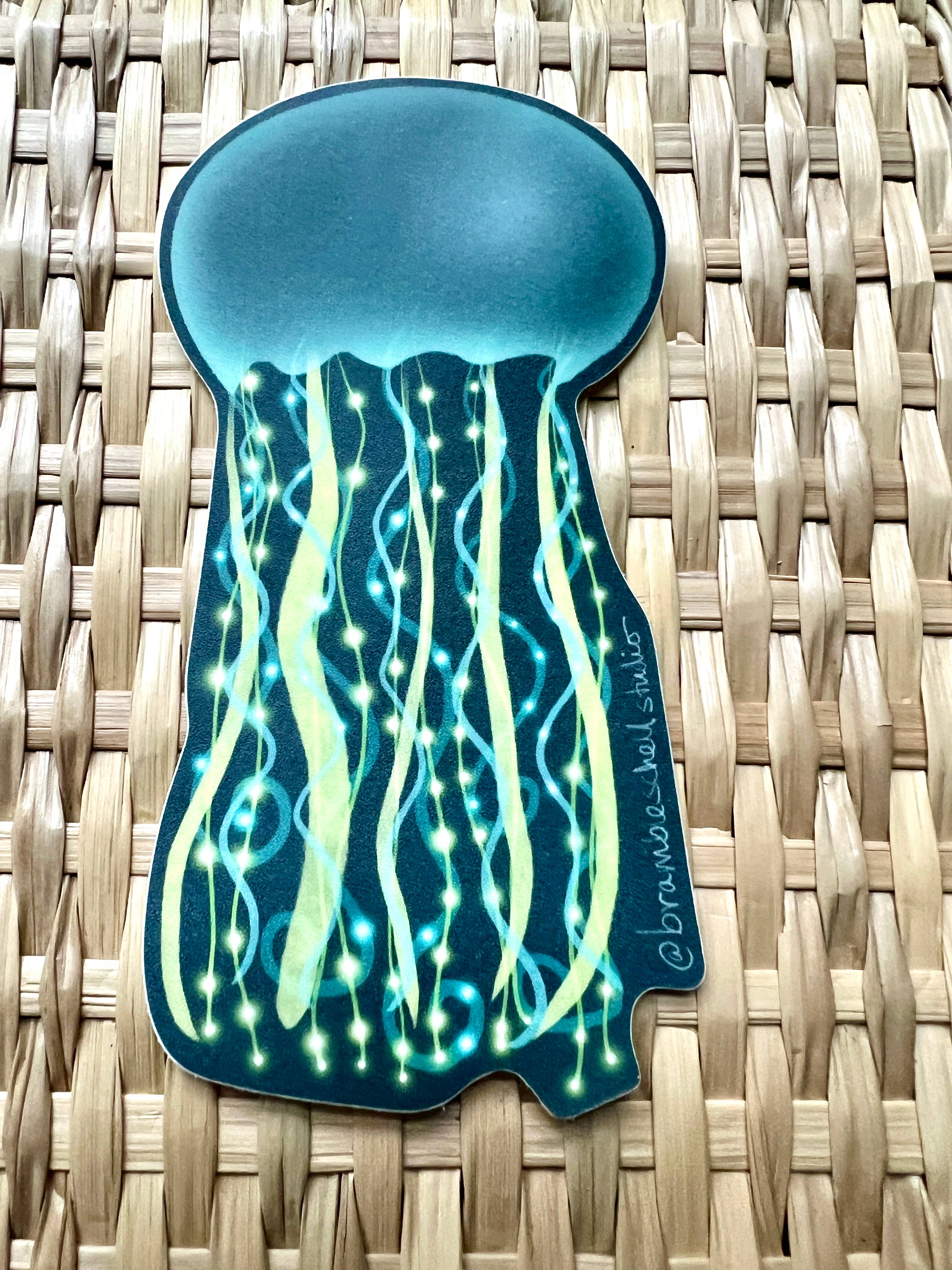 Bramble Schell Studio - Wholesale Sticker - Jellyfish Vinyl Sticker4