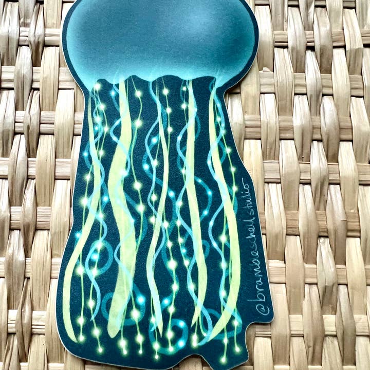 Bramble Schell Studio - Wholesale Sticker - Jellyfish Vinyl Sticker4