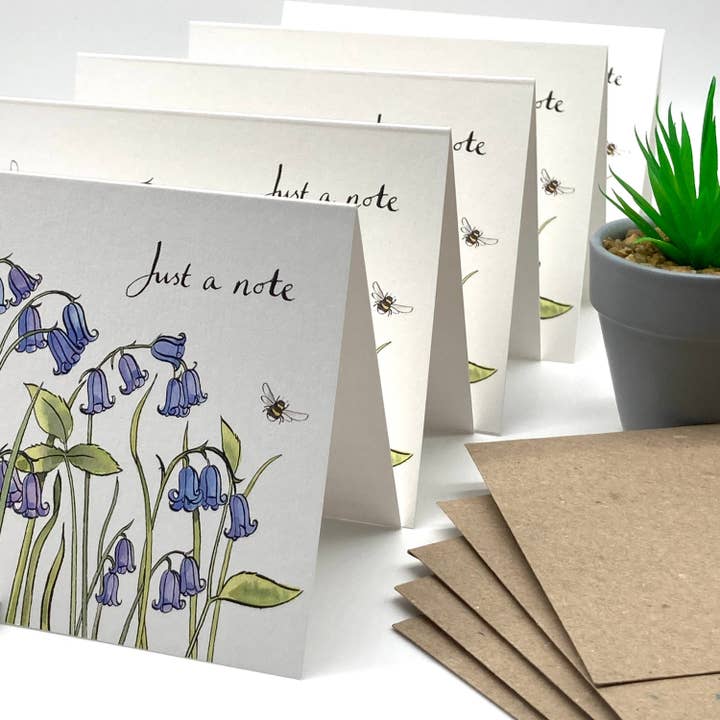 Bluebell Lot de 5 cartes pour la vente par Ink and Snail Limited