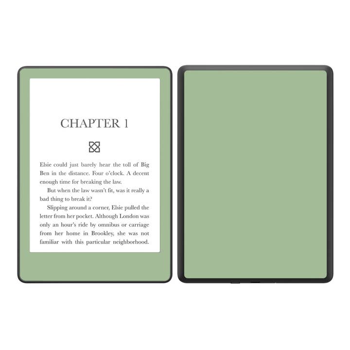 Skin per Kindle - Verde agave per la vendita all'ingrosso da parte di Bookish Decals