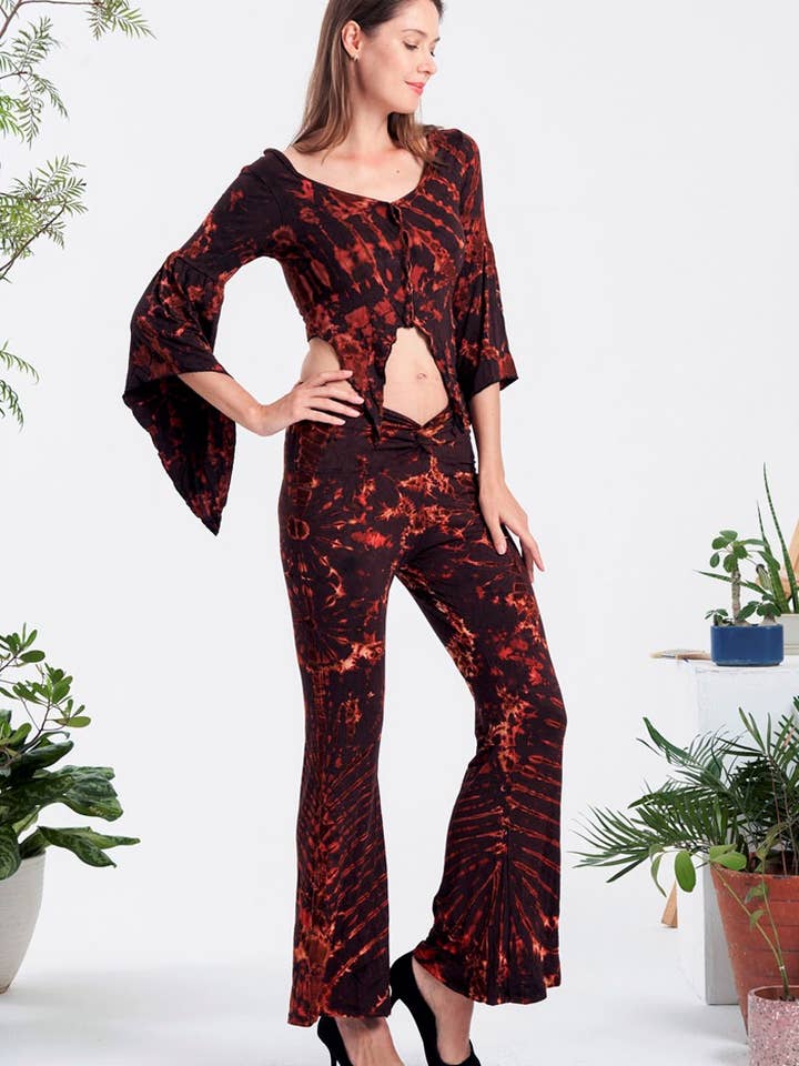 Tie-Dye Crop Top (TH-1754) for wholesale by Kathmandu Imports