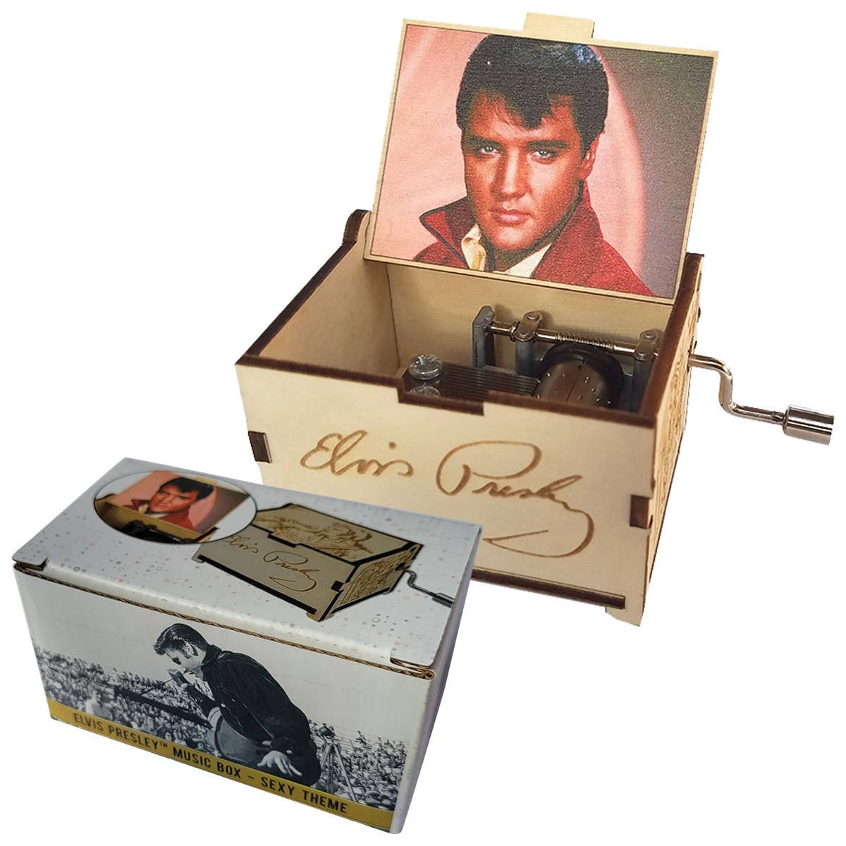 The Laser's Edge LLC - Wholesale Decorative Tabletop Object - Elvis Presley Mini Music Box6