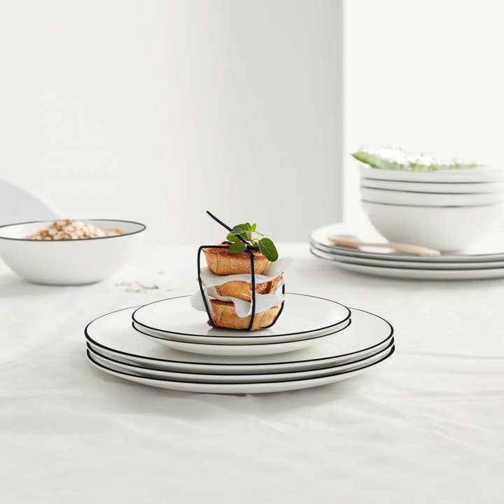 ASA Selection - Wholesale Bowl - À TABLE LIGNE NOIRE Fine Bone China Bowls *2-3 MO Lead Time