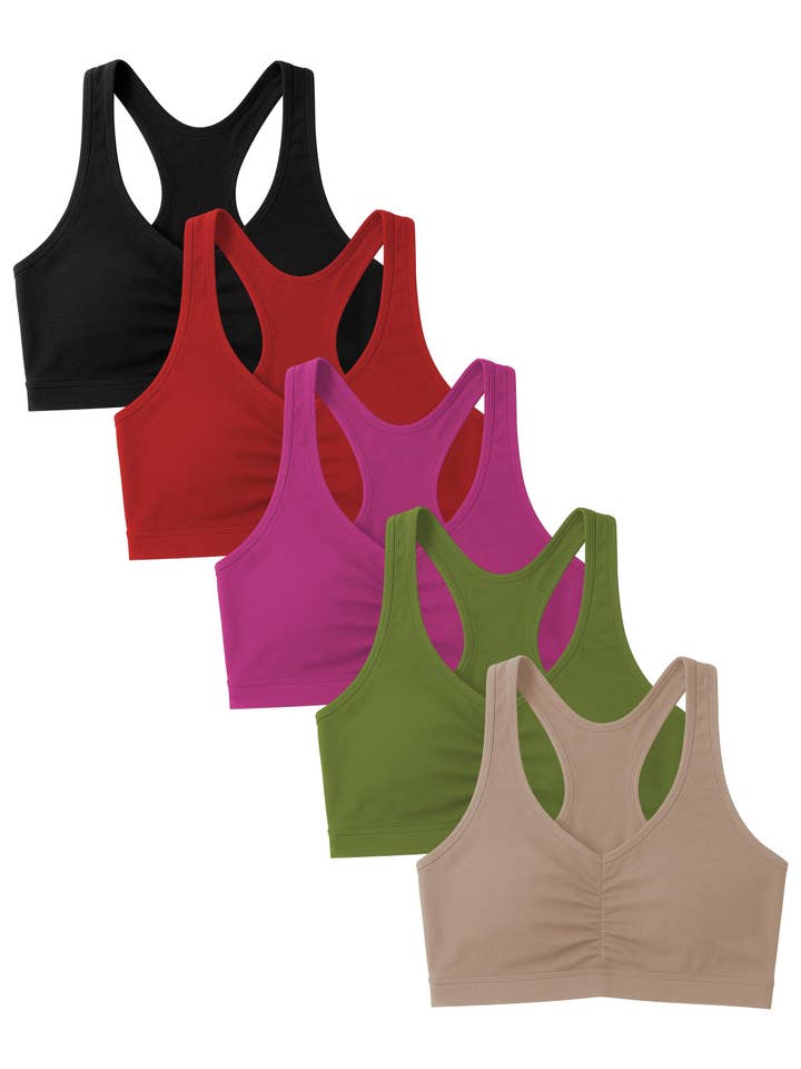 I-Wear Brands - Wholesale Sports Bra - Women's - Women's Cotton Racerback Pull-Over Sports Bra25