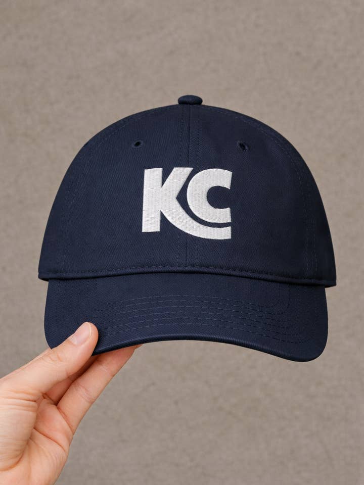 Kansas City KC Everyday Embroidered Dad Hat for wholesale by Thread Friday