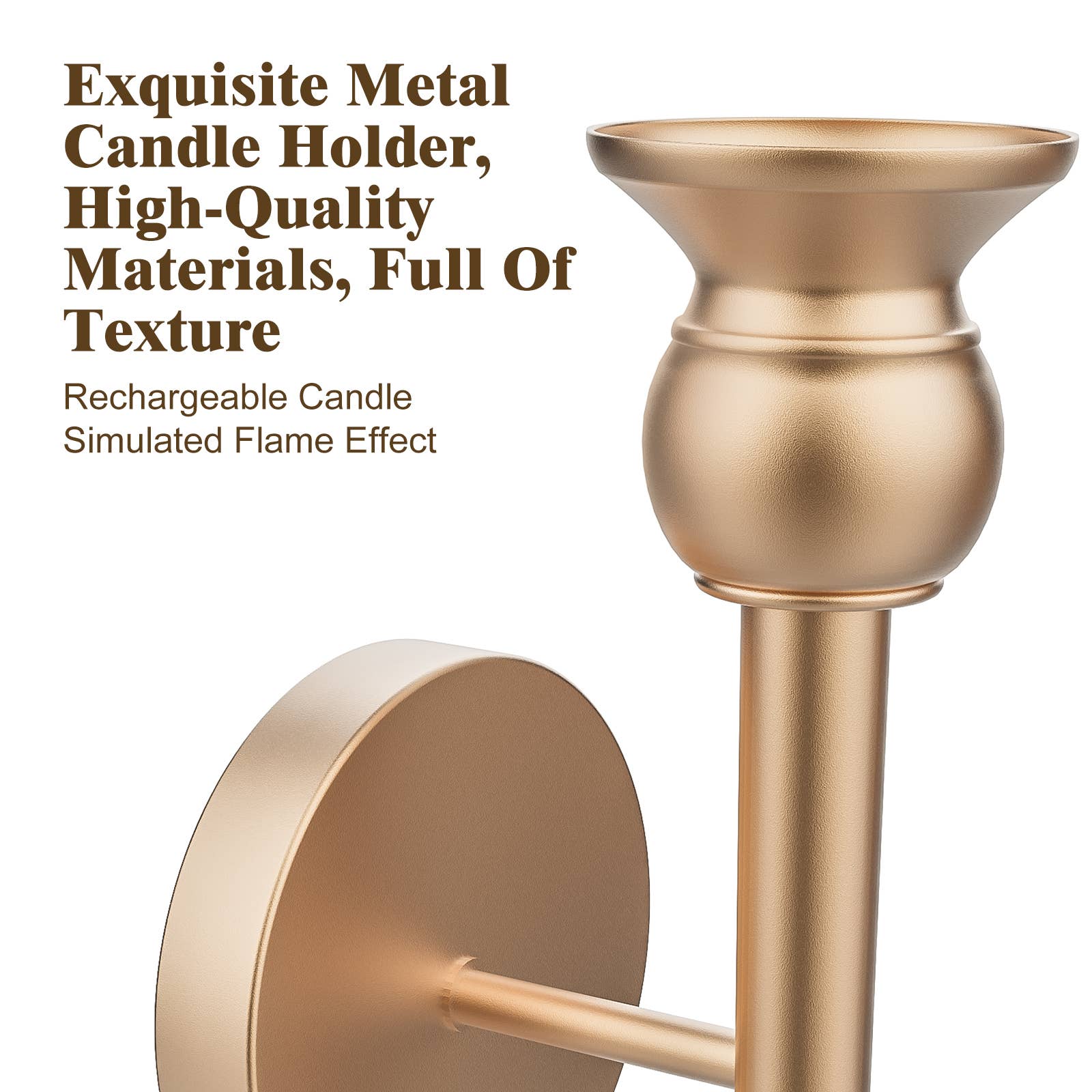 EP Design Lab - Vente Appliques - Ensemble de 2 appliques murales vintage pour bougies de 31,5 pouces4