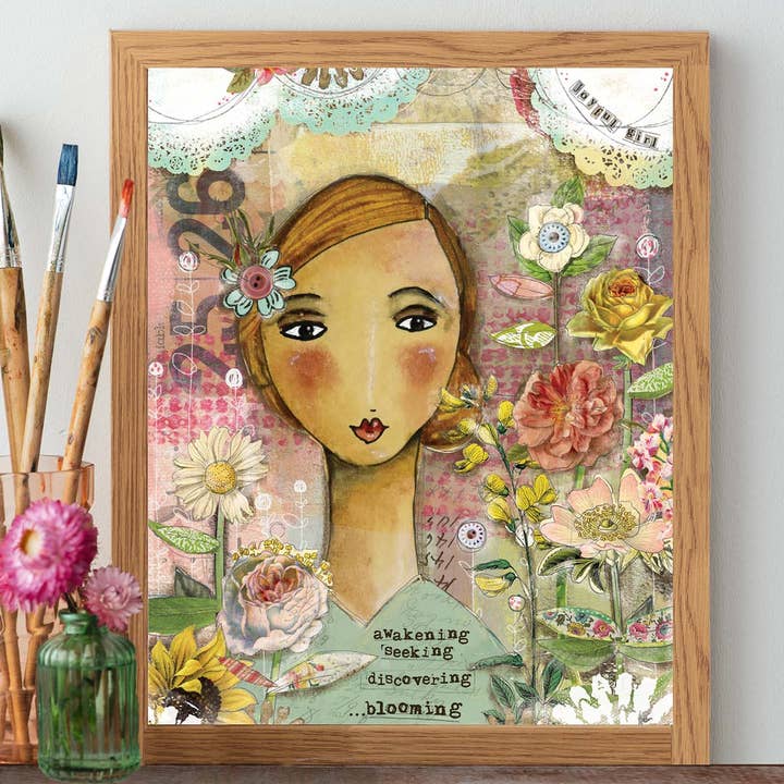 Joyful Girl - Print for wholesale by Kelly Rae Roberts