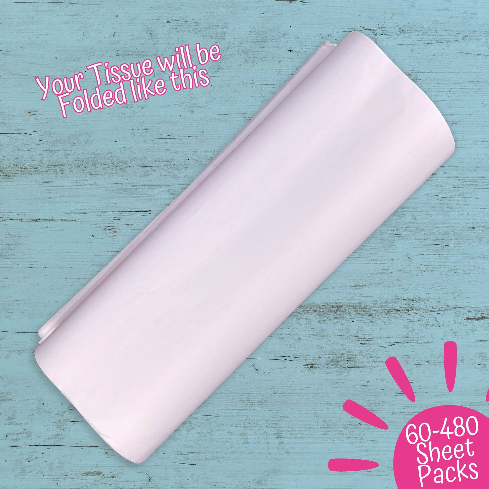 Carnival Papers – wholesale Mjukpapper – Vitt våtstarkt silkespapper 60 ark från Carnival Papers2