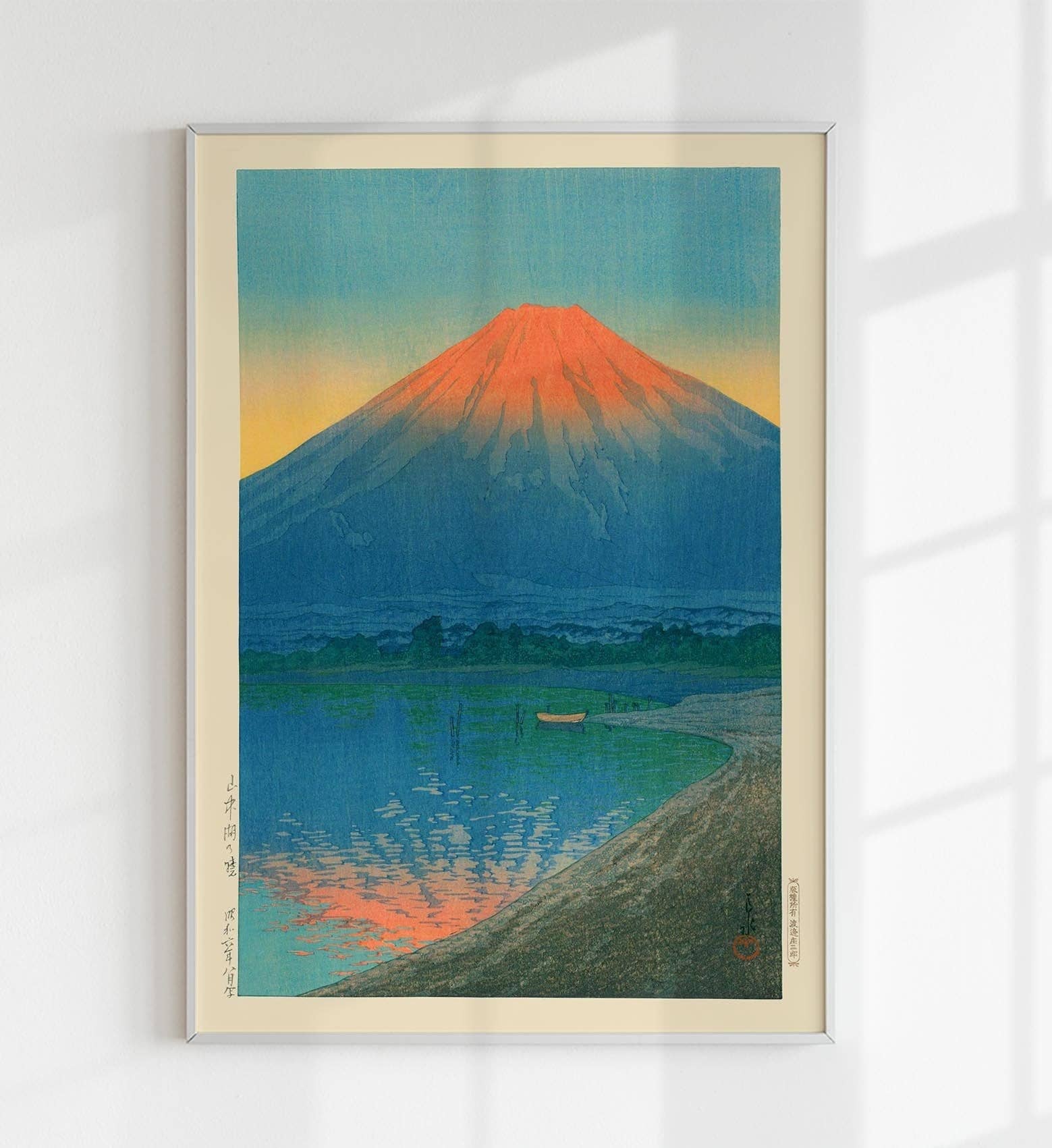 Patroa Studio - Wholesale Poster - Lake Yamanaka and Mt. Fuji by Hasui Poster0