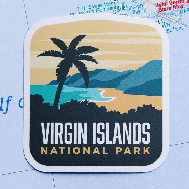 Adesivo Parque Nacional das Ilhas Virgens por atacado de Vagabond Heart