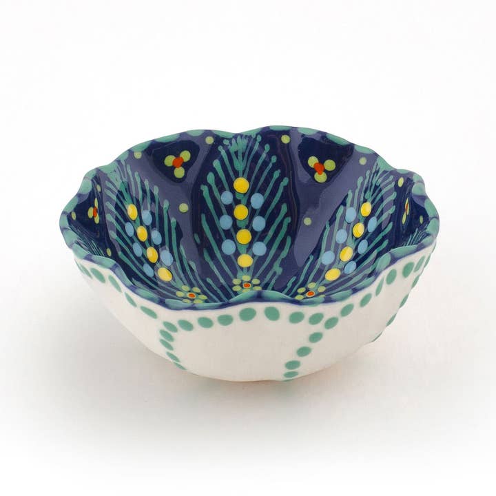 Thumbprint Artifacts - Wholesale Ramekin - Ceramic Poppy Ramekin