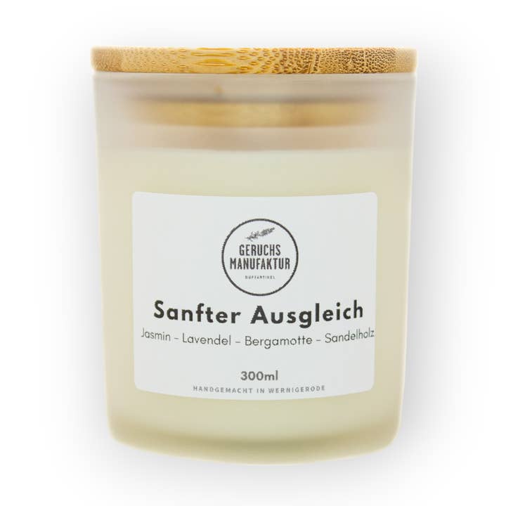Gentle balance - aromatherapy candle for wholesale by Geruchsmanufaktur