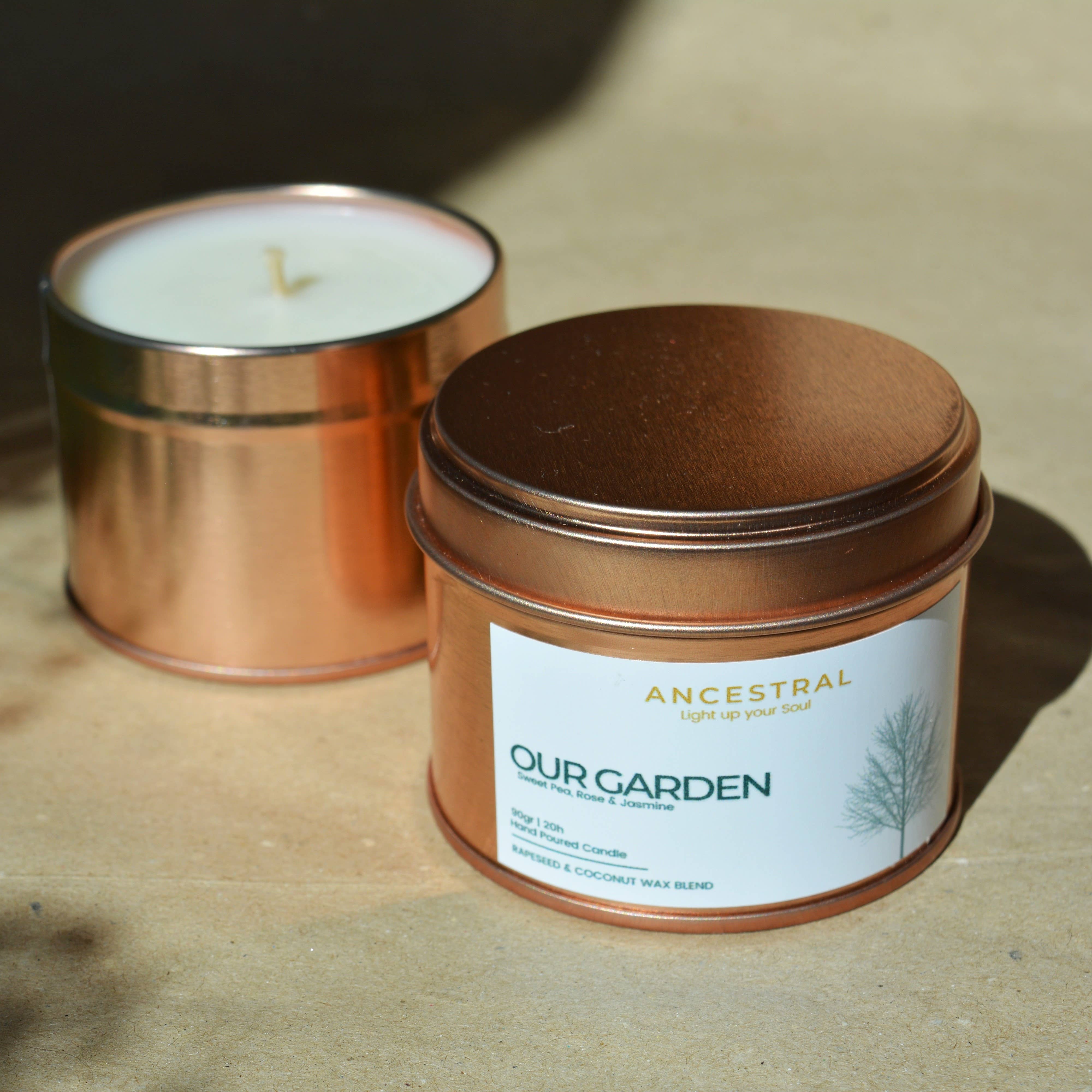 Ancestral - Wholesale Travel Candles - Our Garden1