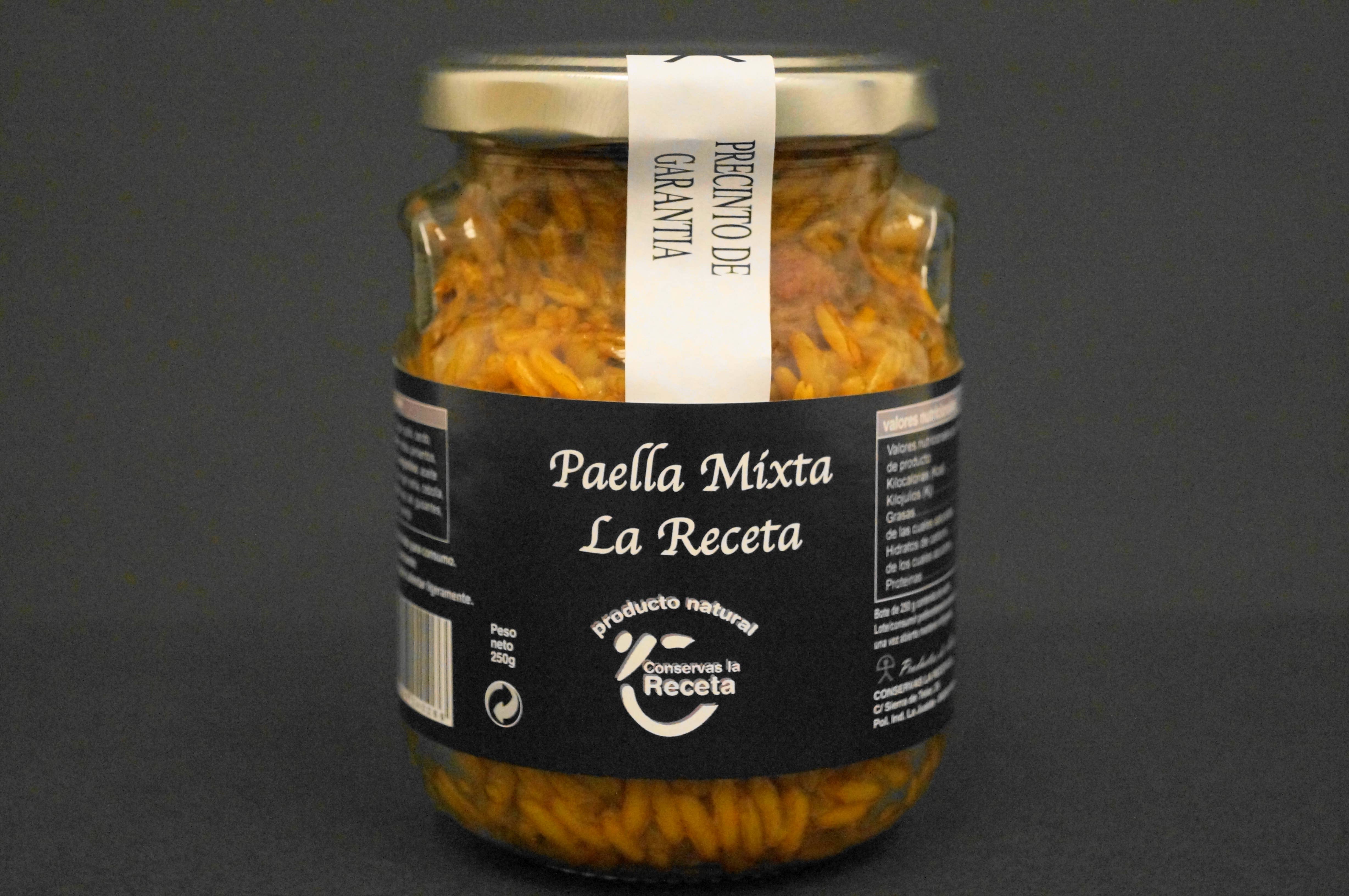 CONSERVAS LA RECETA - Wholesale Pasta - SEAFOOD PAELLA 250 GR1