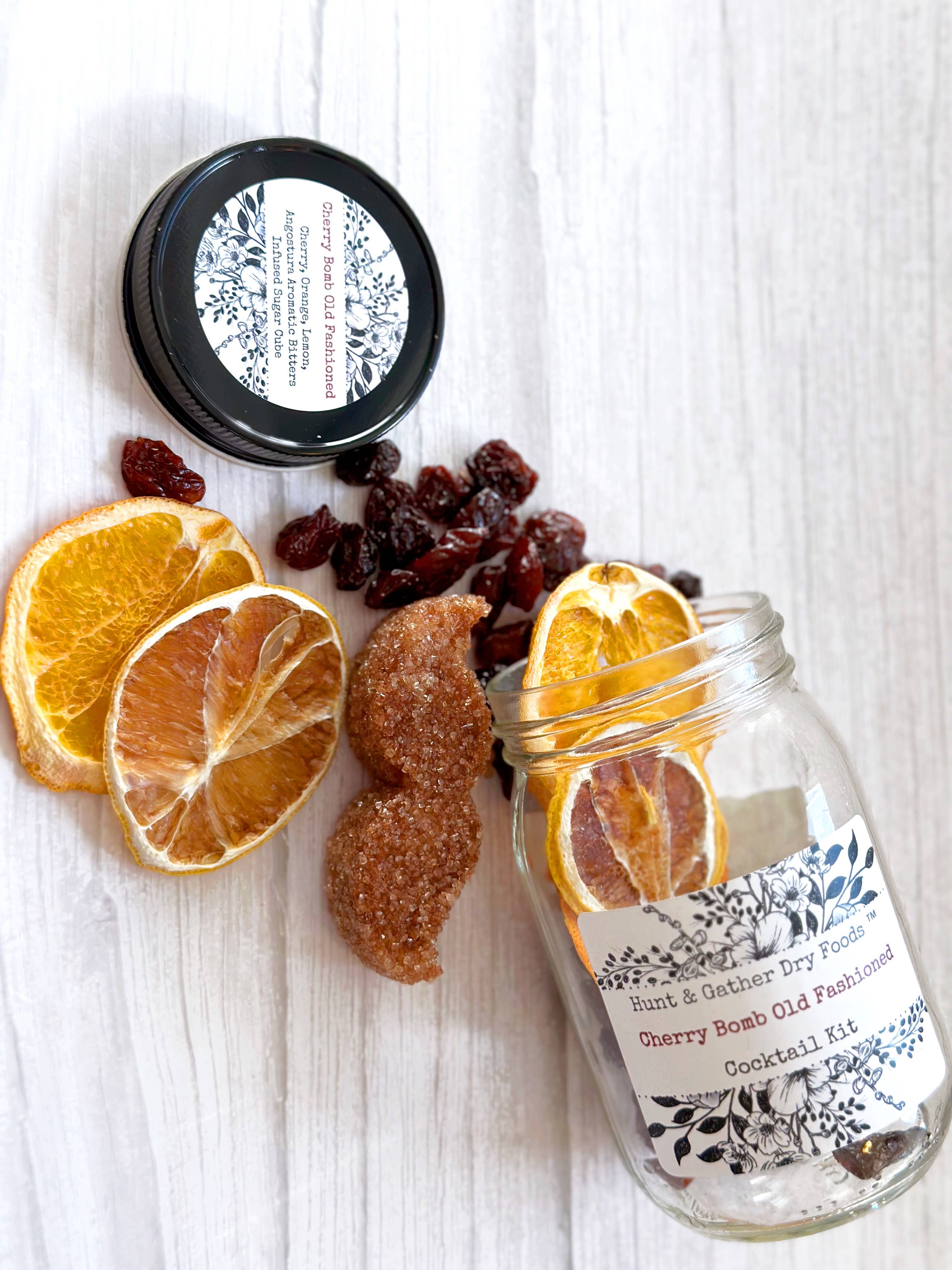 Hunt and Gather Dry Foods - Wholesale DIY Drink Kit - Cherry Bomb Old Fashioned Cocktail Kit10