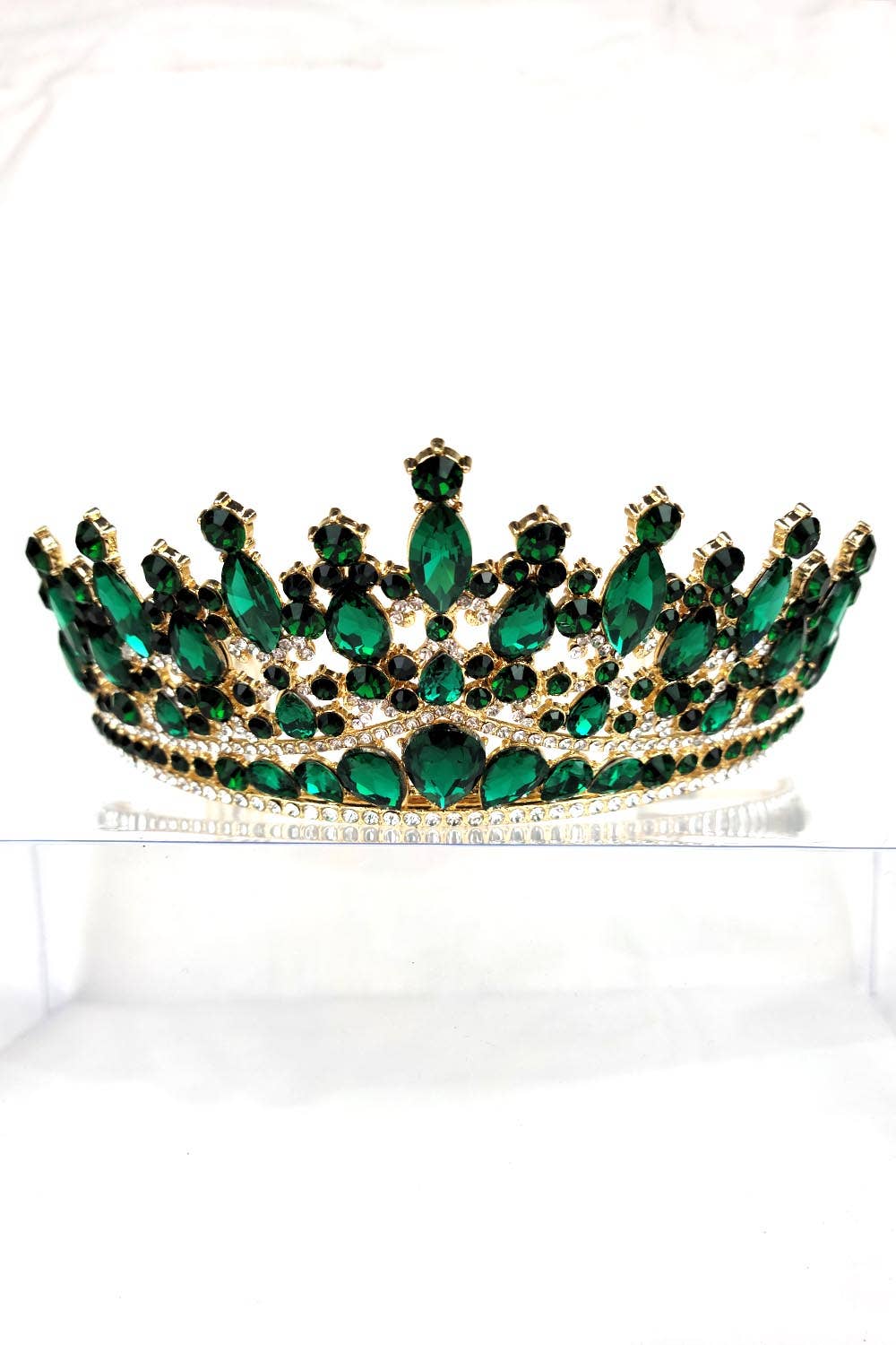 Chicas - Wholesale Tiara - Women's - One Size Fits All Tiara With Jewels HT93221