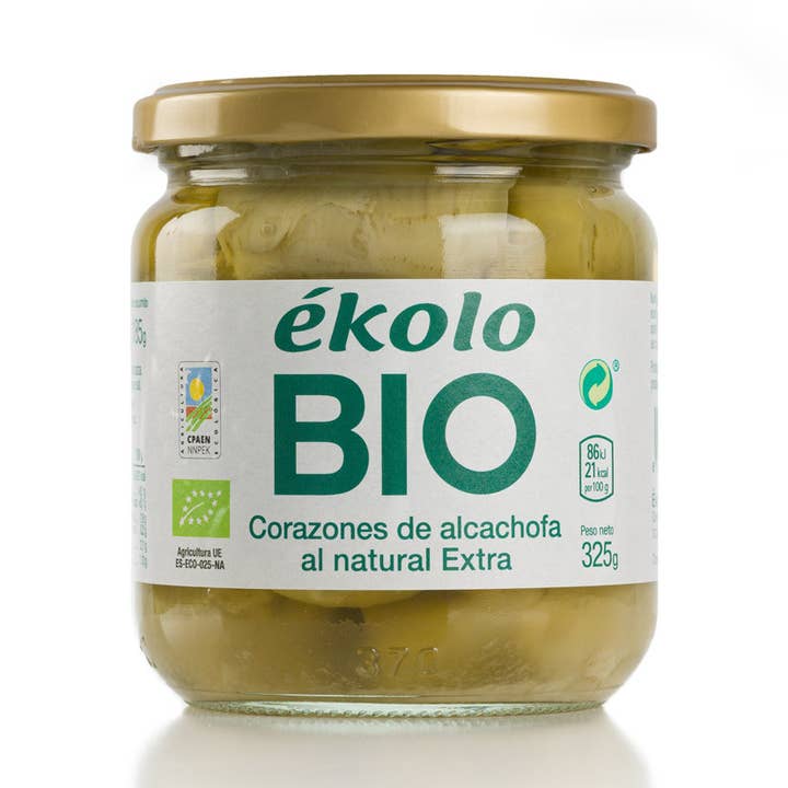 Carciofi Interi Biologici Ékolo, 6 pz. x 325g per la vendita all'ingrosso da parte di ekolo