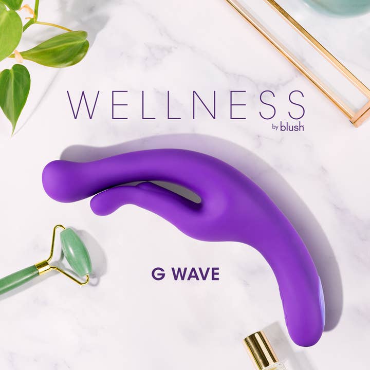 Blush - Wholesale Sex Toy - Wellness G Wave - G Spot, Clitoral Vibrator Massager4