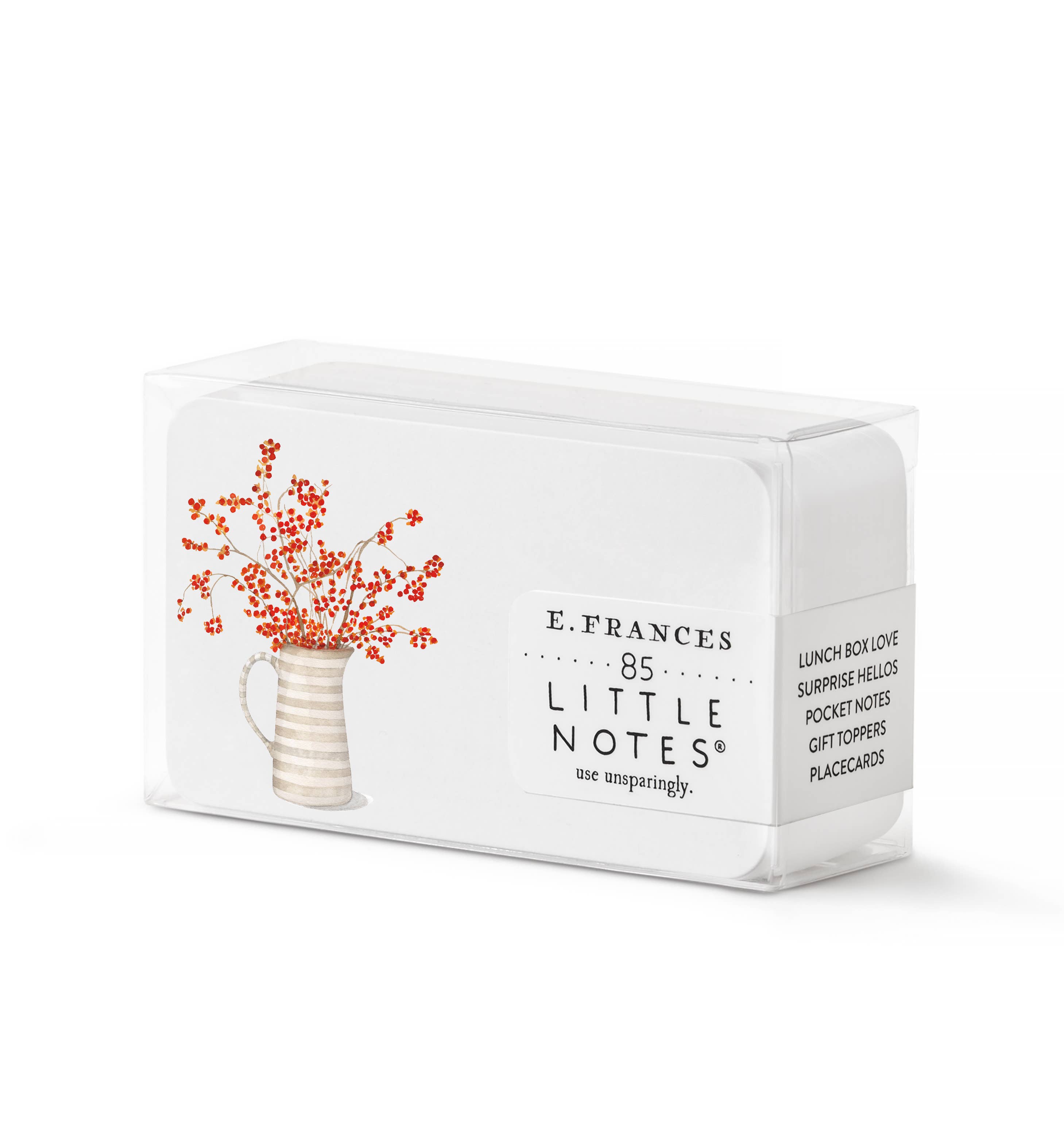 E. Frances Paper - Wholesale Stationery/Notecard Set - Autumn Berry Pitcher Little Notes® | Fall Mini Notecards