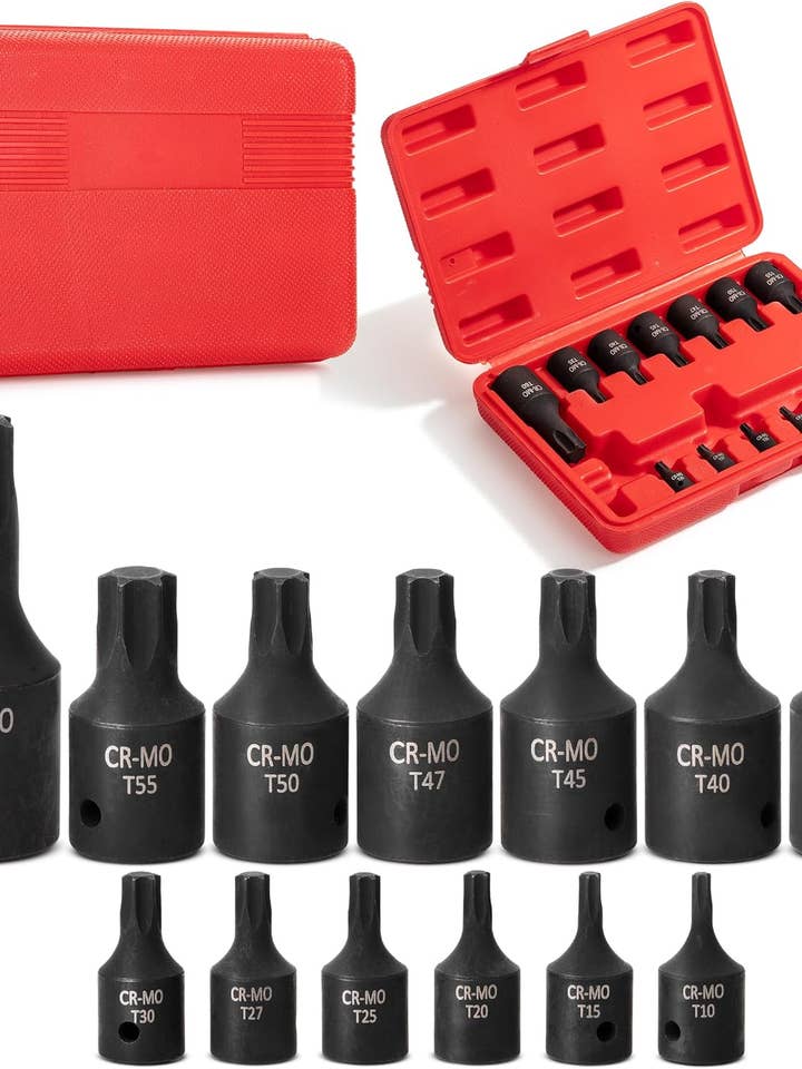 Bates- Impact Torx Bit Socket Set, 13 pcs, T10-T60 for wholesale by Bates Choice