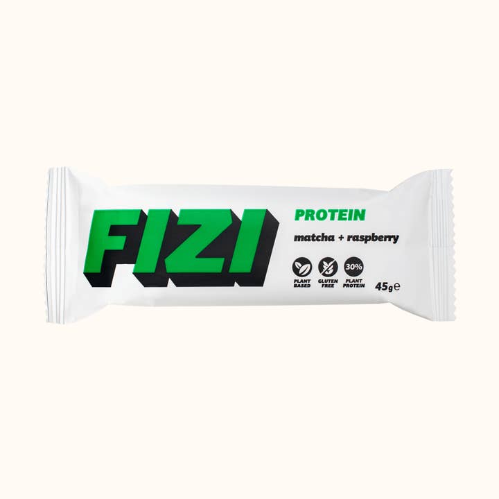 FIZI - Wholesale Snack Bar - PROTEIN "MATCHA + RASPBERRY"6