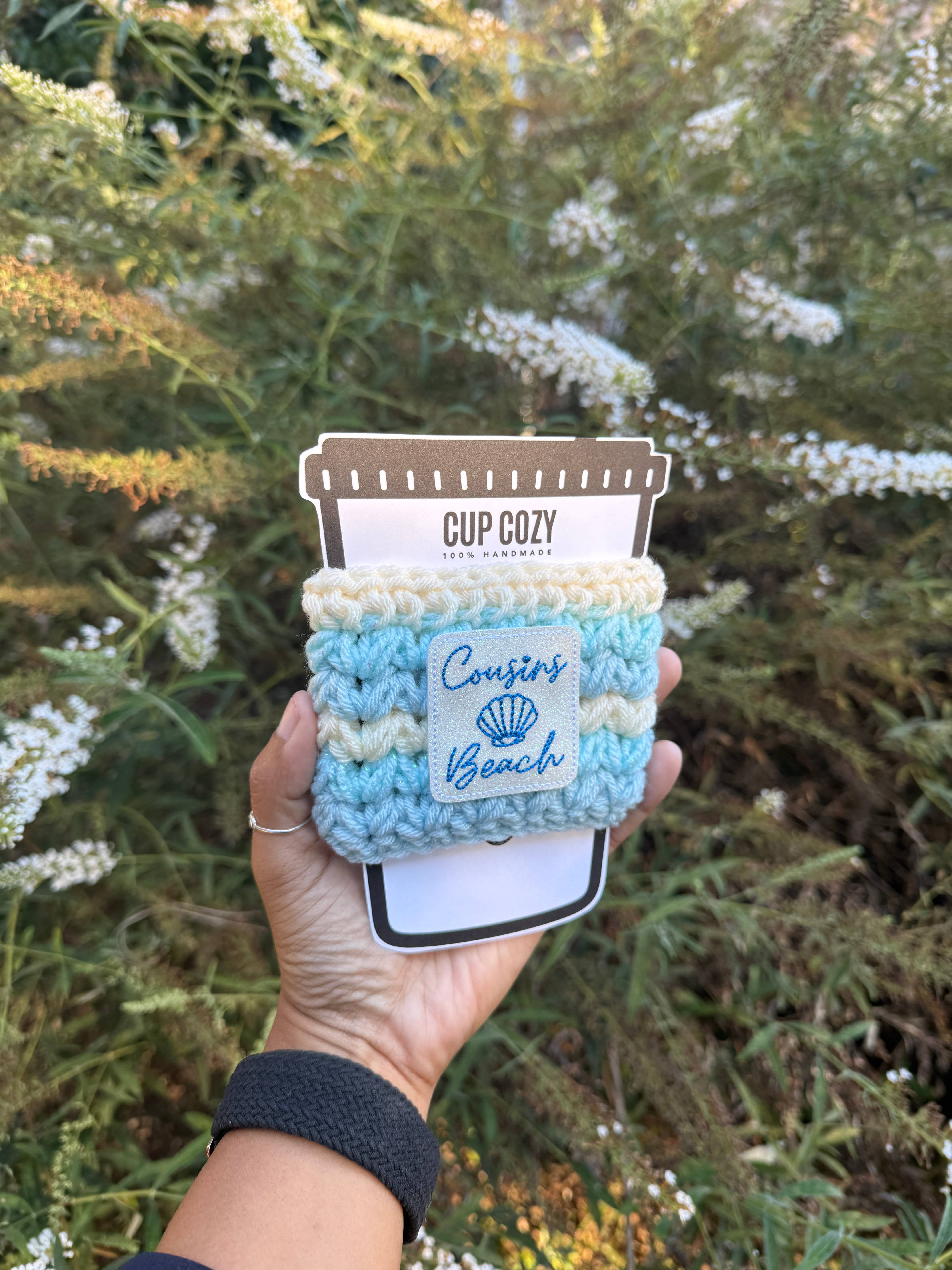 WanderlustBee - Wholesale Drink Huggers & Koozies - Cousins Beach Cozy / The Summer I Turned Pretty Cup Cozy 4