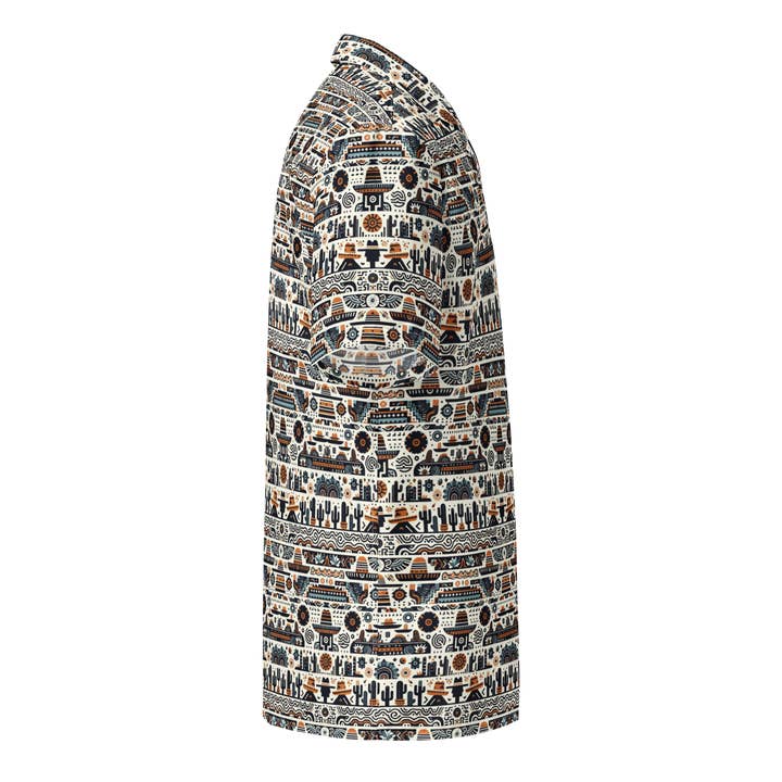 Texas Eclipse Outfitters - Wholesale Button Down Shirt - Men's - Desert Dusk: Earthy Tones Southwest Button-Up Shirt2