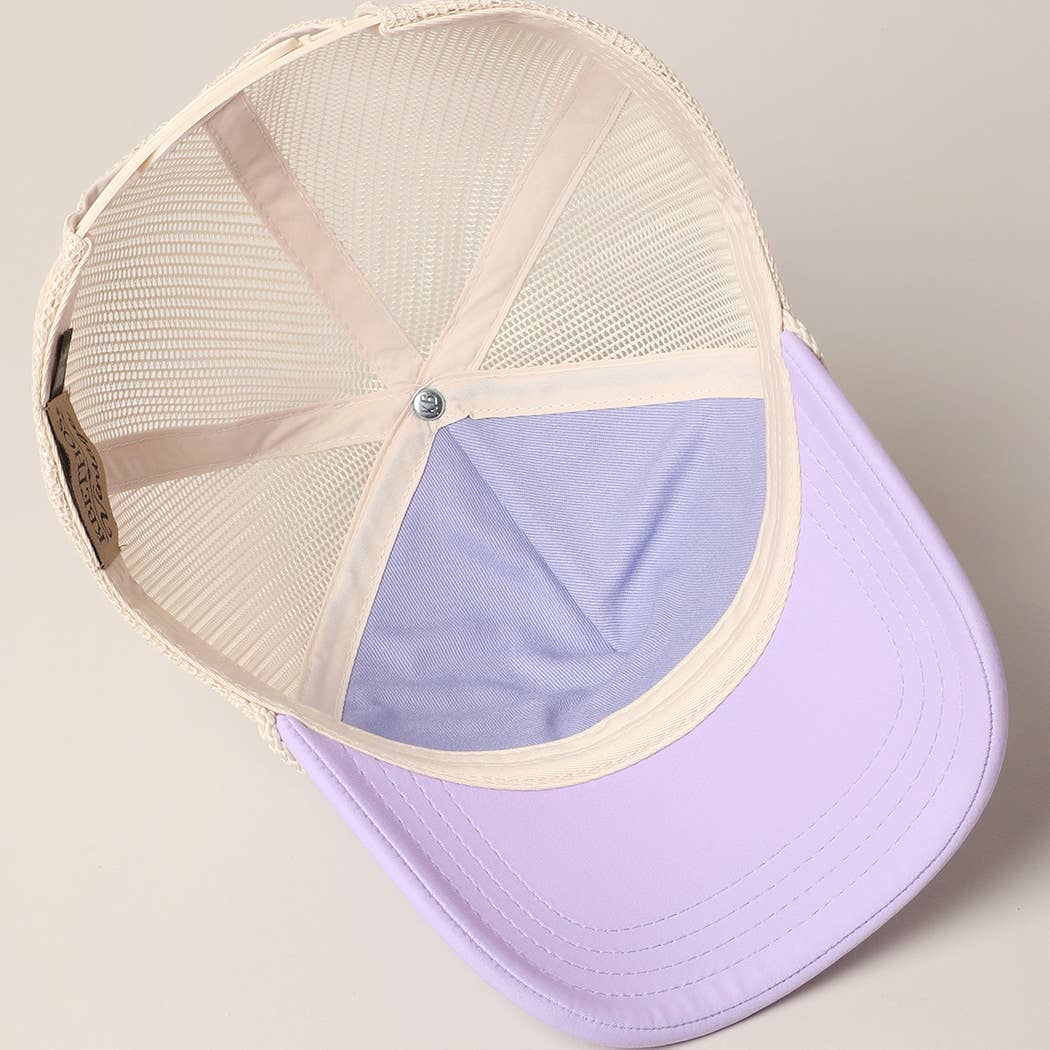 Fashion City – wholesale Trucker hat – Women’s – Plain Foam Rope Mesh Back Trucker Hat 18