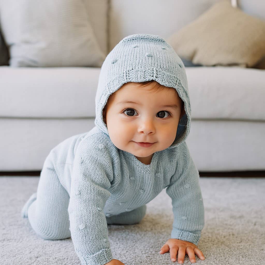 Cotton Socks - Wholesale Clothing Set - Baby - 473 3-piece knit set (Popcorn) 100% acrylic11