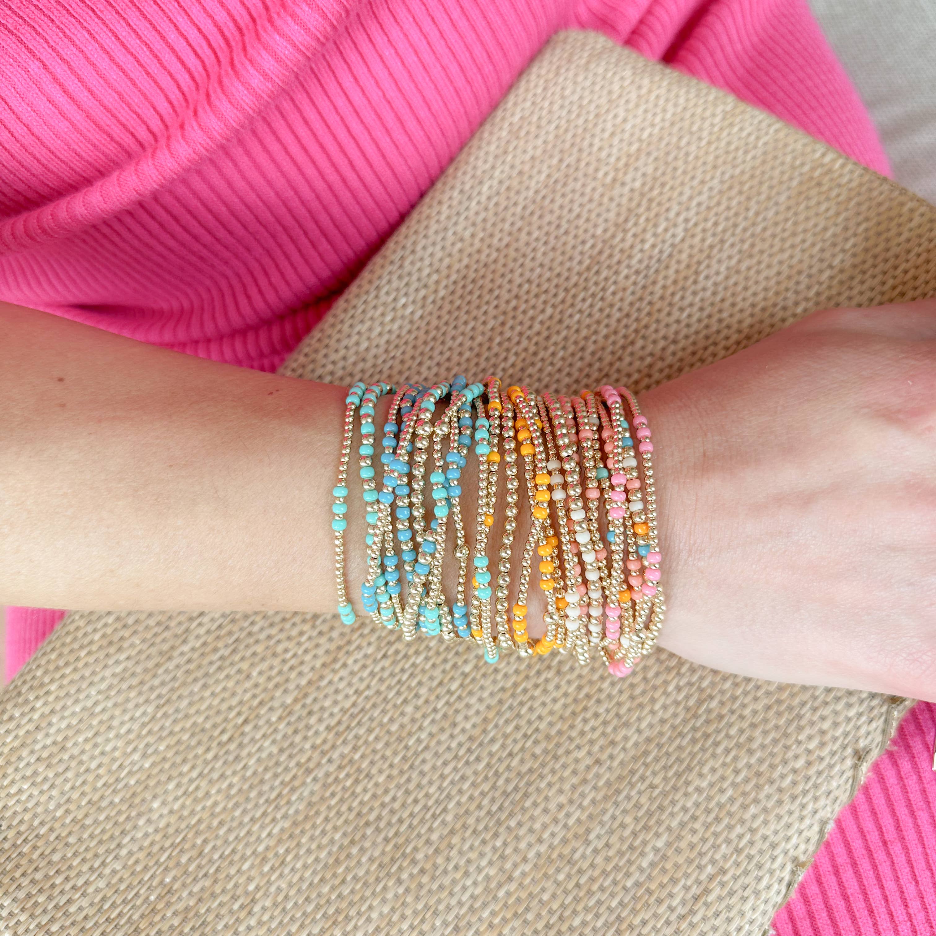 Amethyst and Opal - Wholesale Beaded Bracelet - Capri Bracelet3