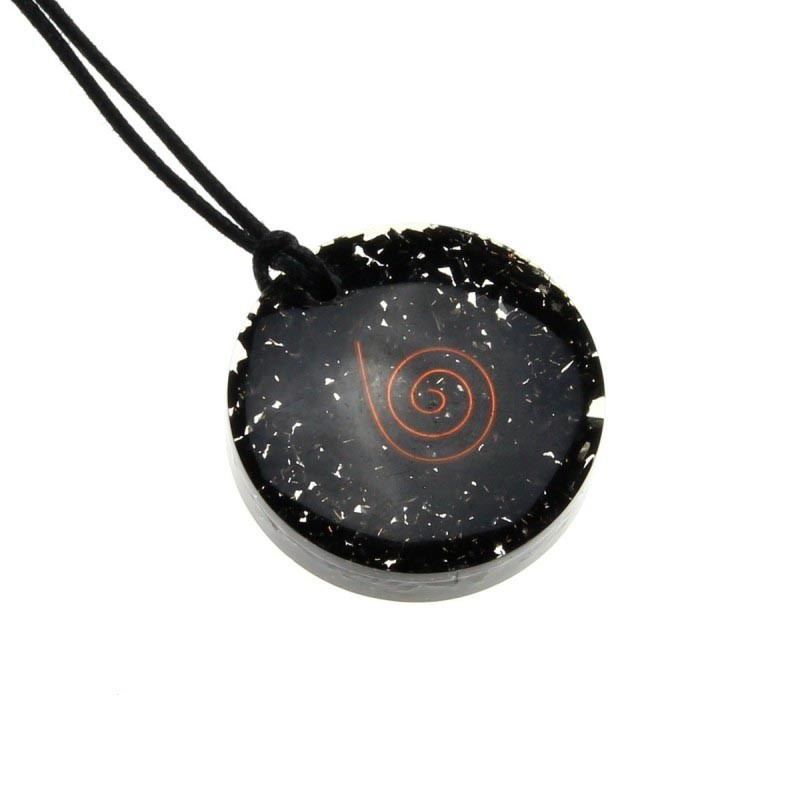 Ethike.eu - Wholesale Individual Charm/Pendant - Colgante de Orgonita - Espiral de Turmalina Negra1