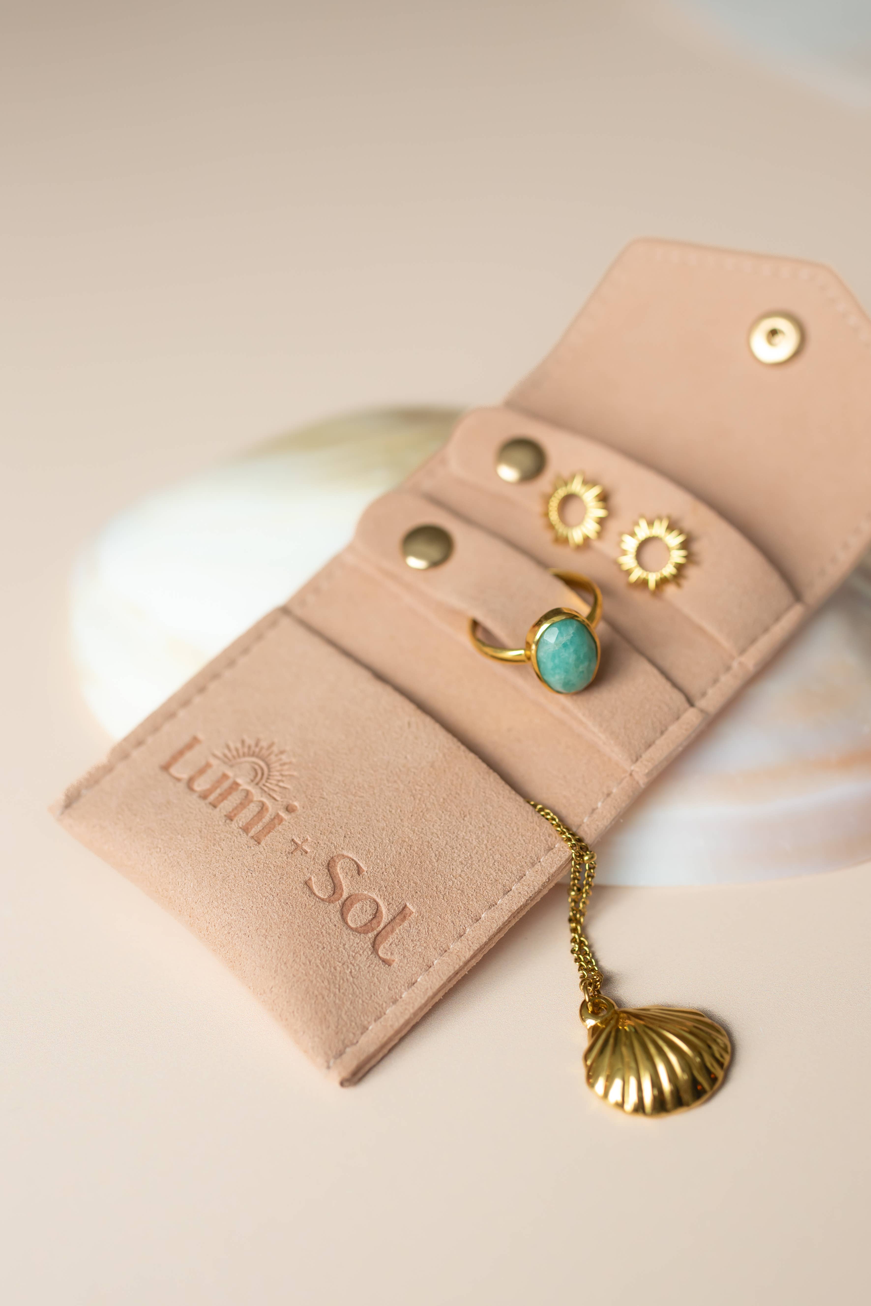 Lumi + Sol - Wholesale Jewelry Box/Organizer - Lumi Weekender Jewelry Pouch 0