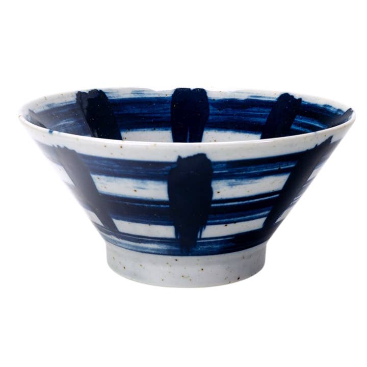 Urban Tokyo - Wholesale Bowl - Hakemegoushi 38oz 7.5"Dia x 3.75"H Porcelain Ramen Bowl JP (4/32)
