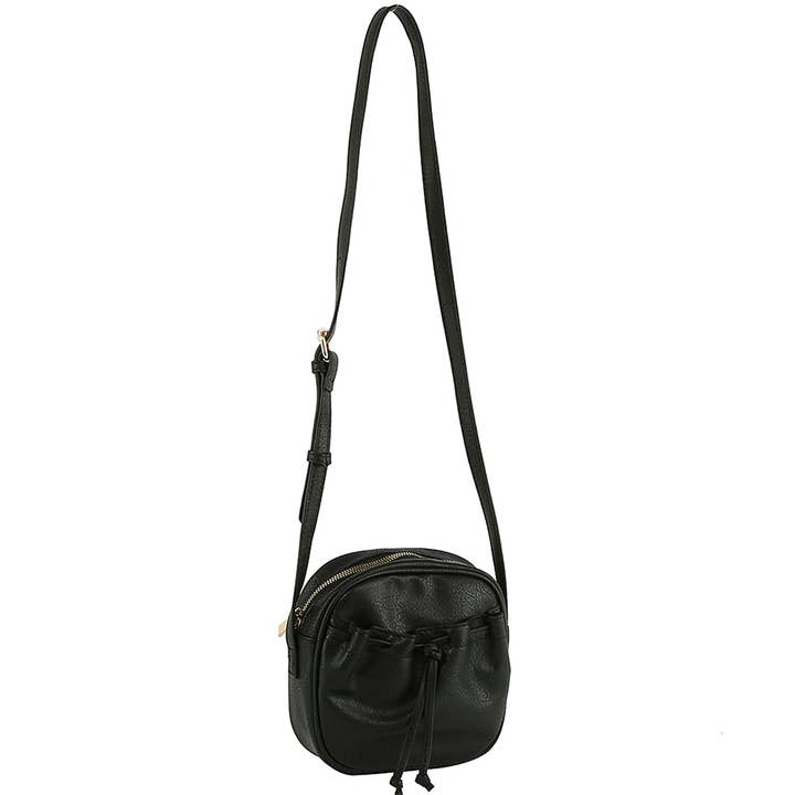 JOIA ACCESSORIES - Wholesale Crossbody Bag - Women's - SMOOTH DRAWSTRING DESIGN ZIPPER CROSSBODY BAG, GL 00626