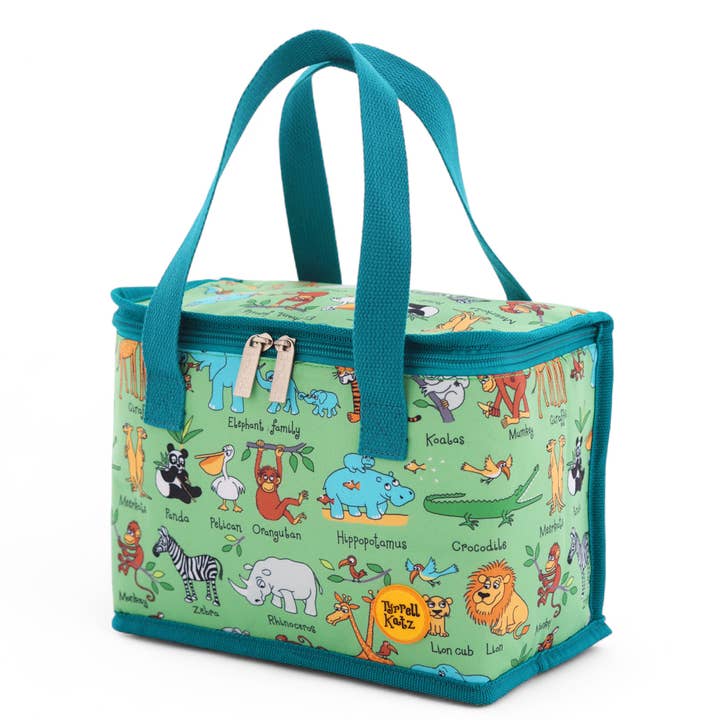Jungle Folding Lunch Tote for wholesale by Tyrrell Katz