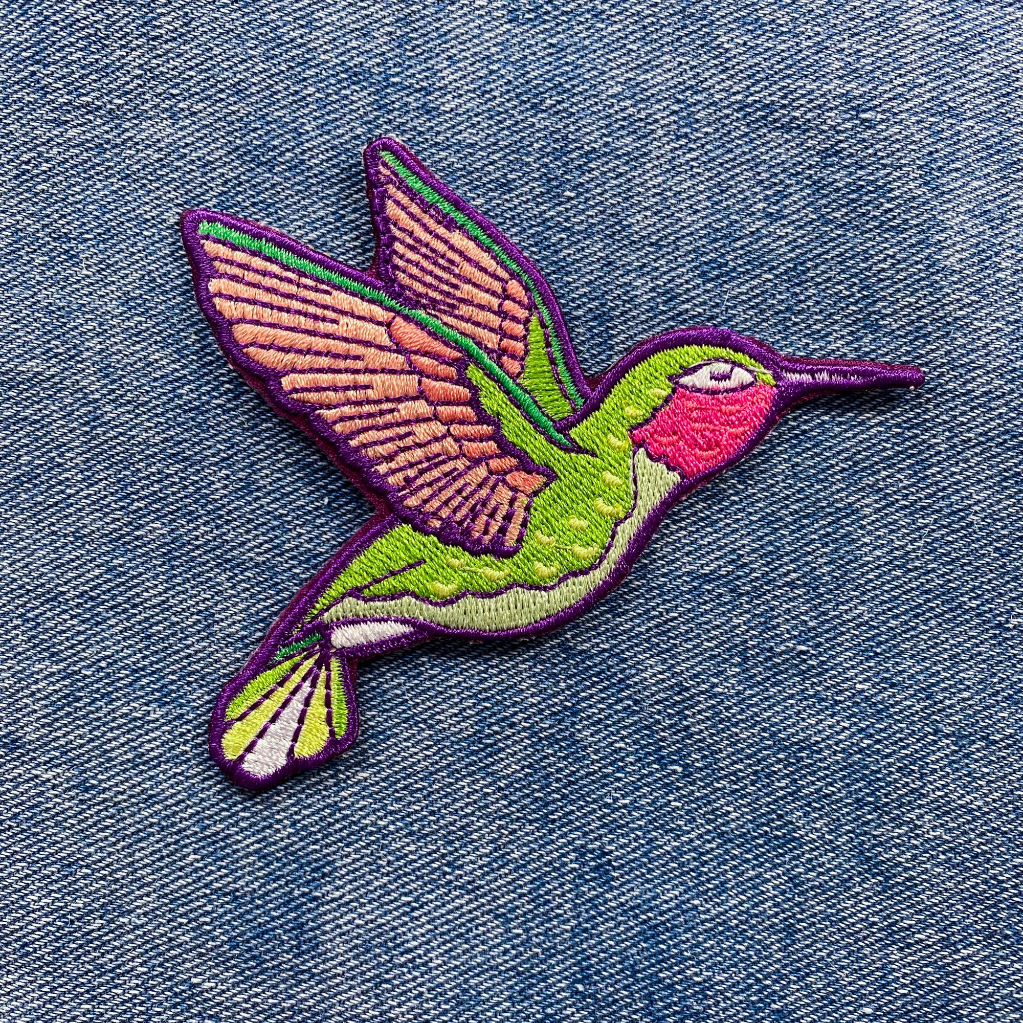 Chelzart - Wholesale Patch - Hummingbird Embroidered Patch | Bird Iron on Patches8