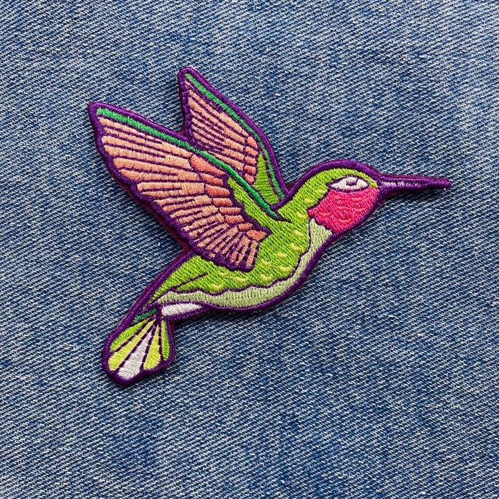 Chelzart - Wholesale Patch - Hummingbird Embroidered Patch | Bird Iron on Patches8