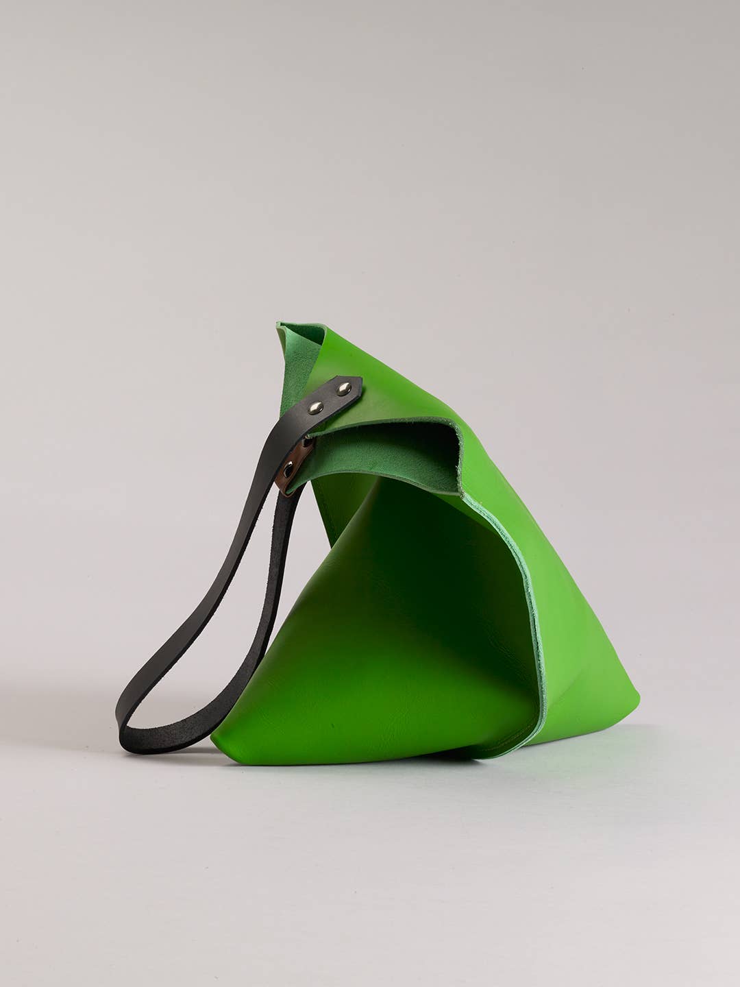 REMOVED BRAND - Wholesale Tote Bag - Women's - Leather Wedge Tote 16inch Lime Green